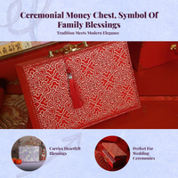 Large locking wedding money box for events