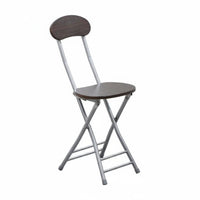Foldable Padded foldable Chair With rear supportrest Portable Furniture Thickened Frame Temporary Seating Space-Saving for Students, Travelers, Dormitory, Dining Room, Balcony, Study