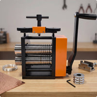 Hand-Cranked Manual Rolling Mill Adjustable Jewelry Rolling Press Sturdy Tool Smooth for Jewelers, Hobbyists, Workshop
