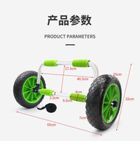 KOETSU科特苏桨板板头拖车SUP冲浪板推车铝制充气海洋舟搬运轮架