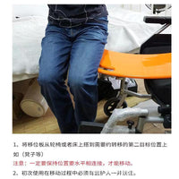 Solid Wood Sitting Transfer Board for Disabled and Elderly Patients