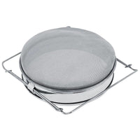Stainless Steel Double-Layer Honey Filter with Adjustable Stand