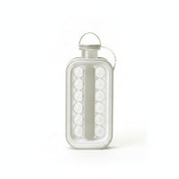 Bottle-Shaped Ice Ball Mold Expandable Drink Accessory Screw-on Cap