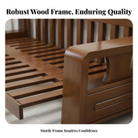 L-Shaped Wooden Sofa Traditional Chinese design Living Room Furniture All-Season Use Sectional Couch for Apartment Dwellers, Home, Lounge Area, Office