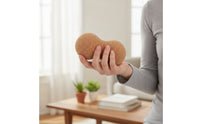 Textured Peanut Massage Ball Compact Peanut Roller Ergonomic Cork Massage Roller Easy to Carry for Muscle Recovery