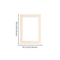 White Photo Mat Board Multiple Sizes Available Photo Frame Mat Premium Quality