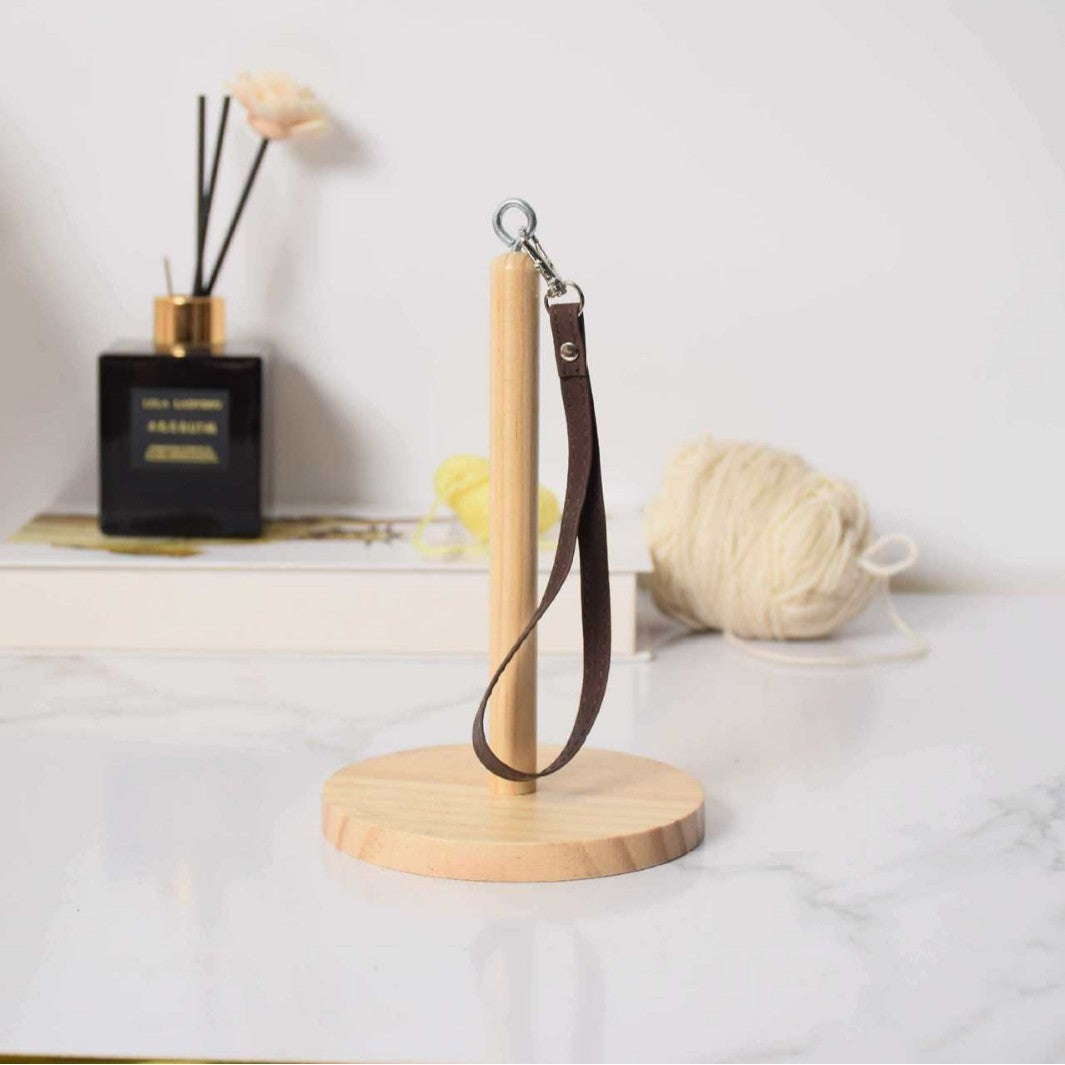 Natural Wood / Round Short Rope