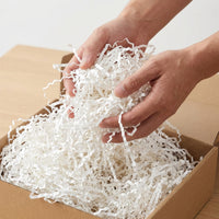 Decorative Gift Box Filler Secures Fragile Items Zigzag Cut Paper Shred Versatile Shredded Gift Basket Filler for Holiday Baskets, Party Decoration