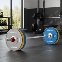 olympic barbell and bumper plates set