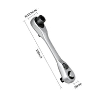 Ratchet Wrench with 1/4 Inch Drive Reversible Mini Ratchet Handheld Tool for Mechanics, Homeowners, Home Maintenance