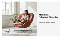 Three-Legged capsule Chair Nordic Design Single Sofa distinctive Shape for Lounge Area