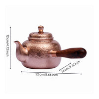 Pure Copper Teapot Thickened Body Tableware