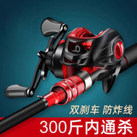 碳素路亚竿套装全套正品海竿抛竿直柄单水滴轮纺车轮钓鱼竿远投杆
