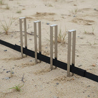 4 Pieces Garden Arch Anchor U-Shaped Ground Stake Reusable Tent Peg for Gardeners, Campers, Camping, Outdoor, Playground