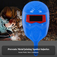 Splash Proof Handheld Metal Joining Mask Heat Resistant Handheld Metal Joining Guard Long-Lasting for Welders, Professionals, Workshops