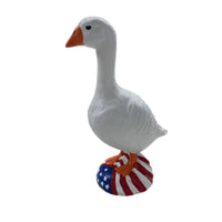 跨境新品American White Goose美国大白鹅摆件树脂工艺品装饰品