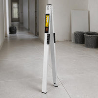 Waterproof Inspection Ruler Long Straight Straightedge Black Grip