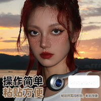 雀斑纹身贴烫金烫银防水防汗持久欧美雀斑贴闪粉星星化妆派对妆容