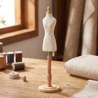 Mini Dress Form Quarter-Scale Mini Mannequin Tabletop Dress Form with Base for Fashion Students