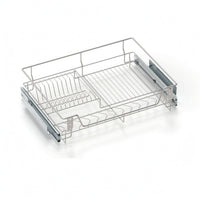 Pull-out Cabinet Basket Metal Under Sink Organizer Exposed-frameFrame