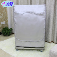 Silver-Coated Oxford Fabric Washing Machine Cover for Front Loaders, Waterproof, Sunproof, Dustproof
