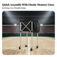Tennis Return Net Easy to Assemble Portable Tennis Practice Wall Stable Structure for Children, Beginners, Backyard, Outdoor, Driveway