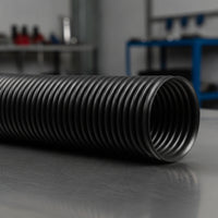 Flexible Intake Tube Corrugated Automotive Intake Hose Bendable Duct for DIY Mechanics, Engine Bay