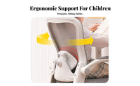 Adjustable Ergonomic academic Seat Stable Base Student Desk Chair for Study Room