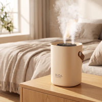 Double-Outlet Humidification Humidifier Compact Portable Humidifier Automatic Shut-off for Office Workers, Students, Bedroom, Dorm Room