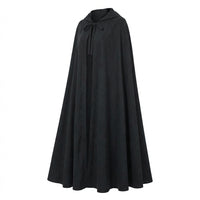 Hooded Cape Witch Cosplay, Game Theme Hooded Performance Cloak, Fancy Dress Cost #variant:Shoulder to Hem 130cm (Satin)