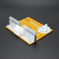 Aluminum Router Insert Plate Metric Rulers Router Table Insert Plate Adjustable for Carpentry Benches