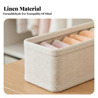 7compartment Underwear Divider Space Saving Drawer Organizer debrisresistant for Dorm Room
