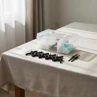 Allcomplete Kit Set Trading Card Cleaning Kit Anti-Static Cloths Sports Card Grading Kit Safeguarding Storage Case