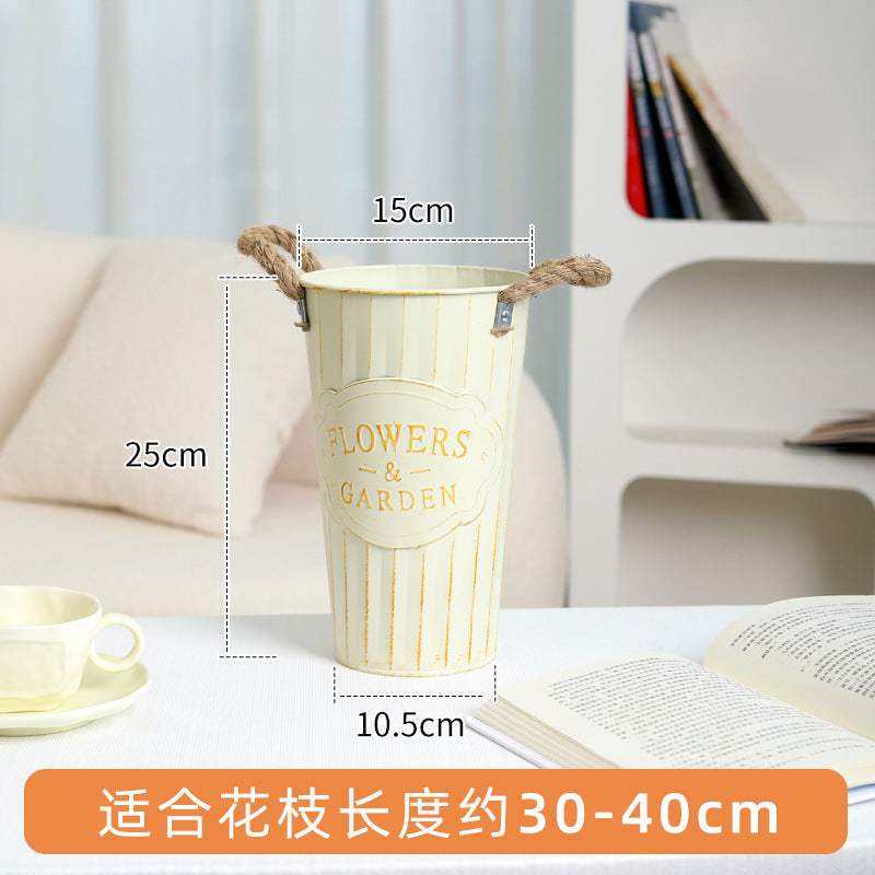 25CM / Retro Beige Rope Flw