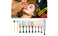 9 Pieces Tuning Fork Set Relaxation Sound Heal  Instruments Spiritual Center Instrument for Practitioners