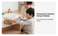 Compartment Storage Box Large Capacity Multi-Compartment Storage Case for children