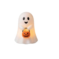 Halloween White Ghost Resin Figurine for Party and Desk Decor