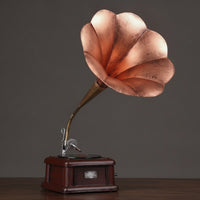 Metal Gramophone Ornament Vintage-Style Gramophone Ornament Decorative Sculpture for Decorators, Cafe, Display Shelves