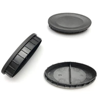 Exercise Bike 80x40 Flat Oval Tube Roller Foot Cover, Plastic Tube Plug
