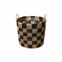 Laundry Hamper with Handles Checkerboard Laundry Basket with Handles Versatile Storage Hamper for Bedroom