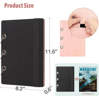 Felt Fabric Pin Storage Book with Color Blocks for Badges and Brooches