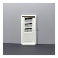 Dollhouse Door Framed Panel Openable Dollhouse Door Realistic