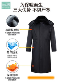 棉大衣加厚加长军绿加绒棉衣冬季防寒保暖棉袄冷库工作东北棉衣男