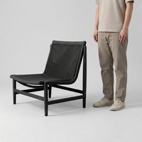 Lounge Chair, Outdoor Chair, Rope Chair, W70×D70×H80cm, Waterproof, UV Protection, Outdoor, Garden, Terrace