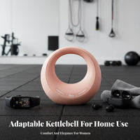 Soft Kettlebell Non-Slip Grip 4kg Kettlebell Ergonomic Handle Donut Weight for Women, Beginners, Home Gym, Workout