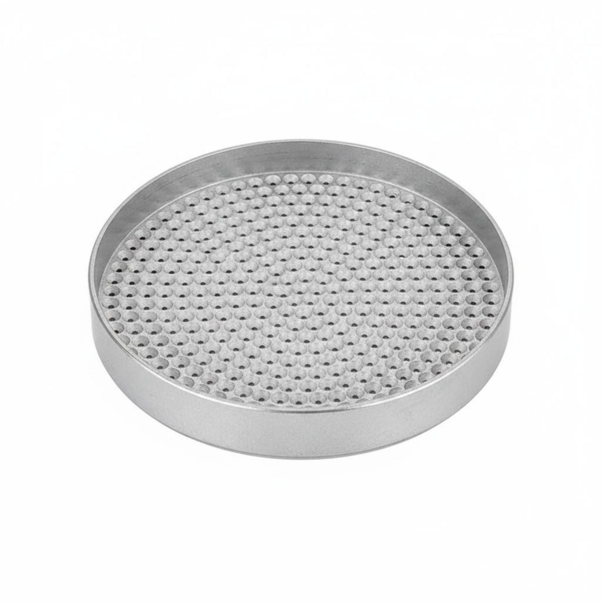 Zinc Alloy Screw Sorting Tray 116 Mm Perforated Screw Tray Sturdy Small Parts Organizer Easy to Clean