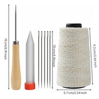 Strong and Long-Lasting Accounting Voucher Binding Thread 21-Ply Waxed Cotton String for Accountants, Financial Professionals, Archiving