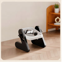 Removable Bowl Feeding Stand Raised Cat Bowl Elevated Dog Bowl Elevated Pet Feeder Adjustable Slanted Tray Comfortable Stainless Steel Suitable for Small Pets Home Feeding