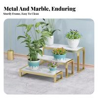 Multi-Level Plant Stand Nordic design Flower Rack Tiered Design for Living Room