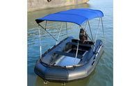 Bimini Top Foldable Boat Canopy with Frame Collapsible for Cruising, Anglers